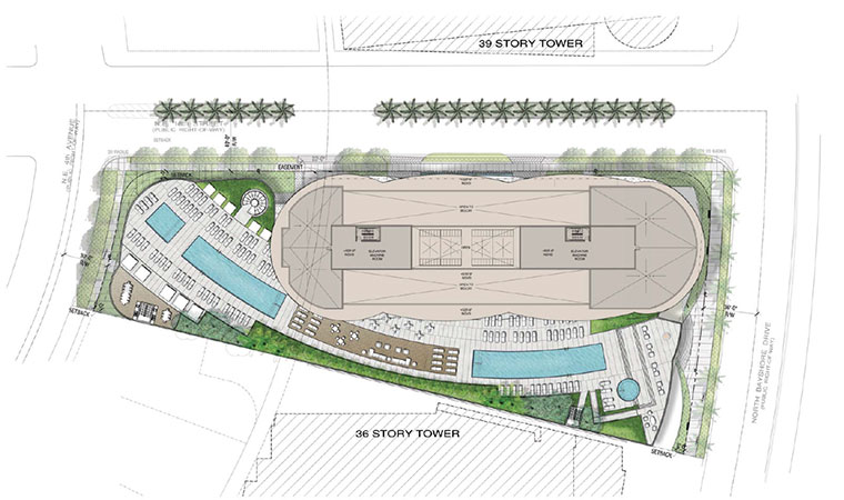 Aria On The Bay biulding Plan