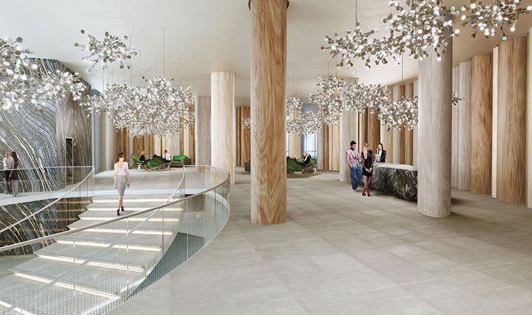 Aria On The Bay Lobby