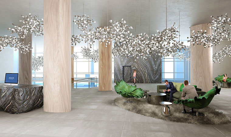 Aria On The Bay Lobby