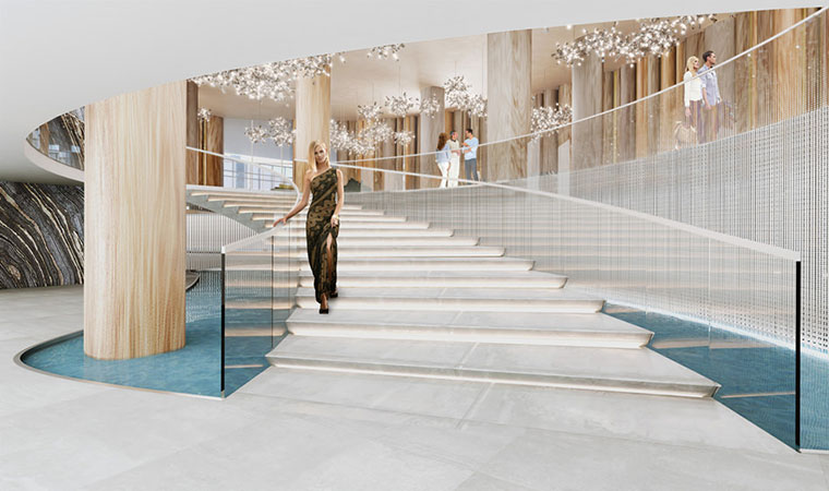 Aria On The Bay Lobby