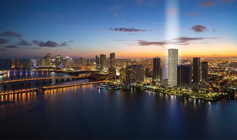 Aria On The Bay Location