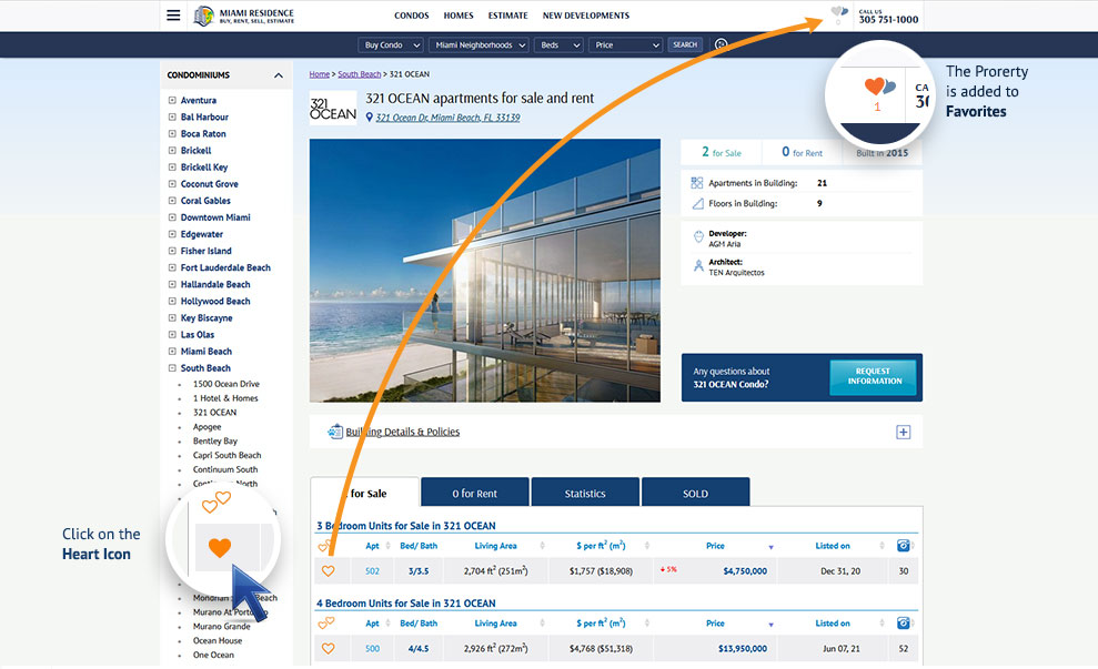 How to use favorites