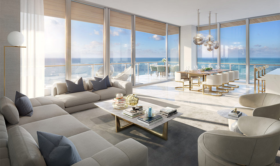 57 Ocean Living Room