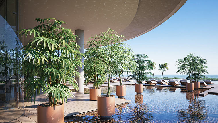 87 Park Reflecting Pool