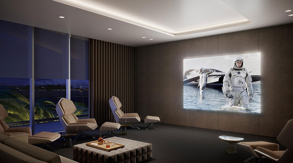 Una Residences Media Room
