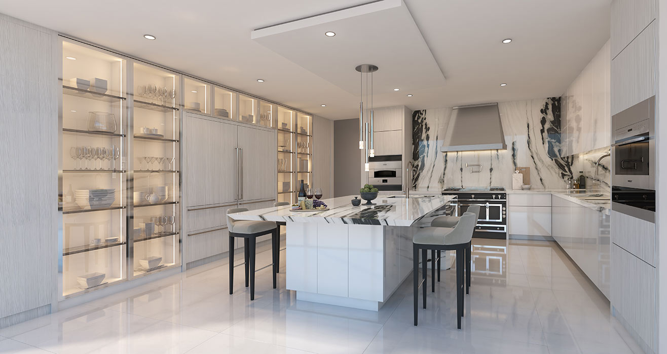 Amalfi Closed Kitchen Option