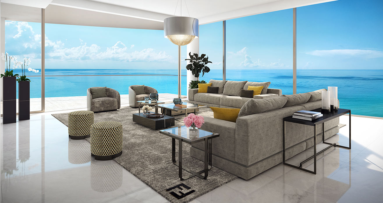 Amalfi  Living Room Close Up