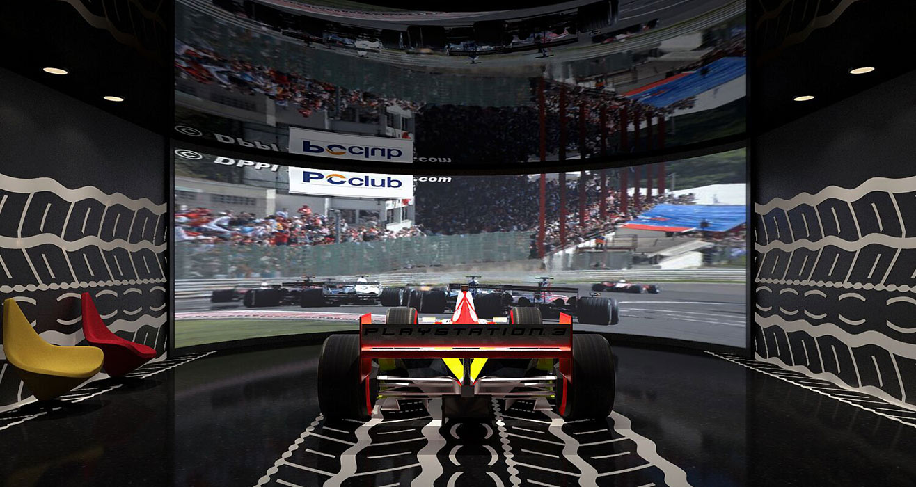 Acqualina Estates Formula 1 Simulator