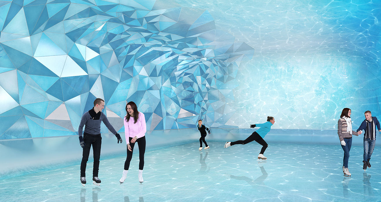 Acqualina Estates Ice Skating