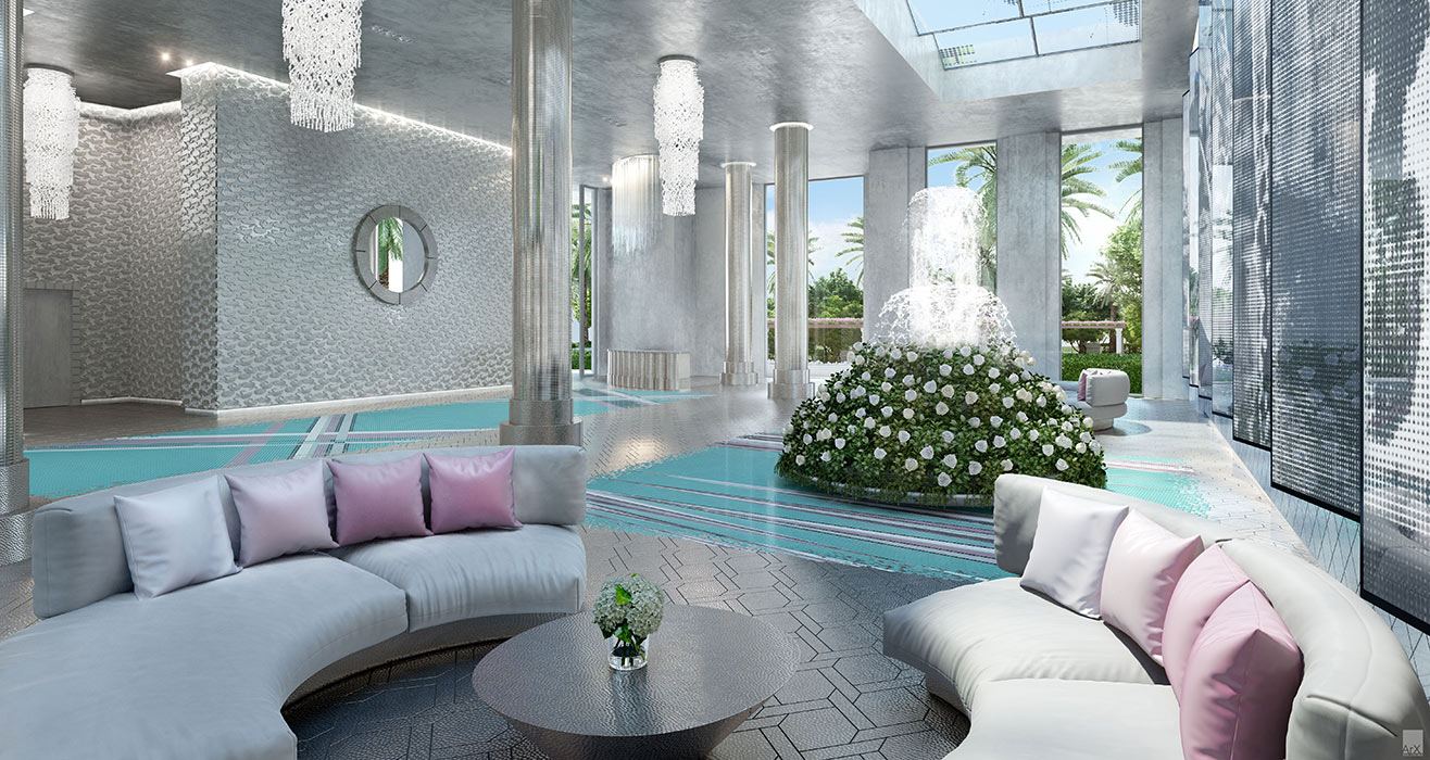 Acqualina Estates Lobby