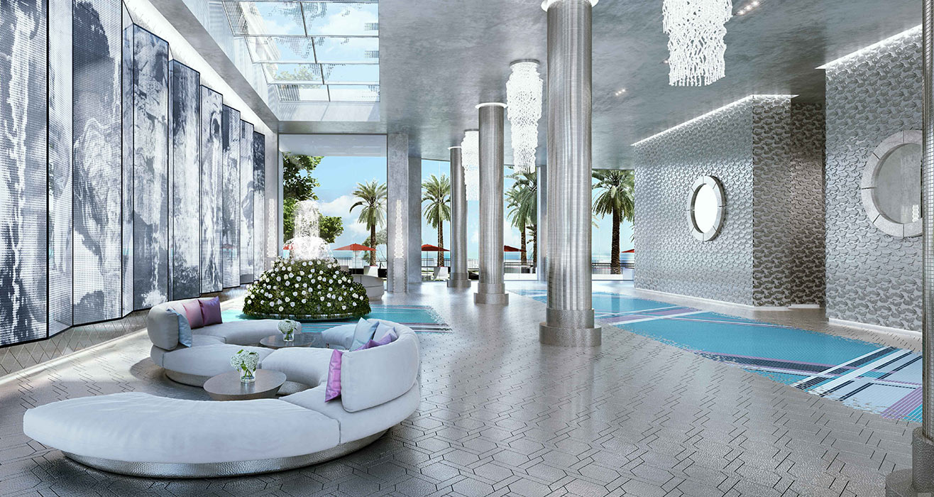 Acqualina Estates Lobby