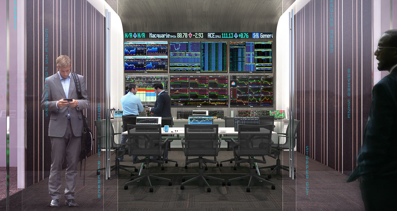 Acqualina Estates Wall Street Room