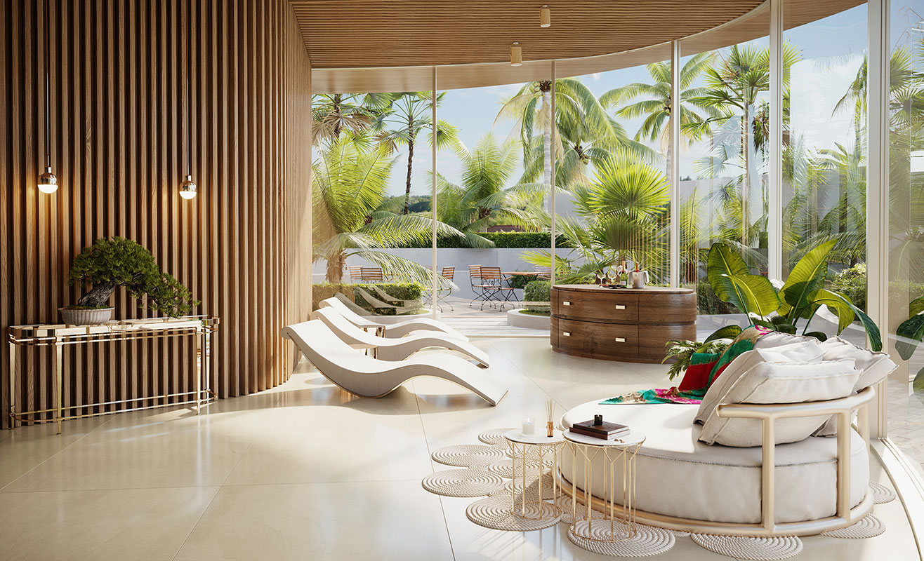 Aria Reserve Amenities Garden Level