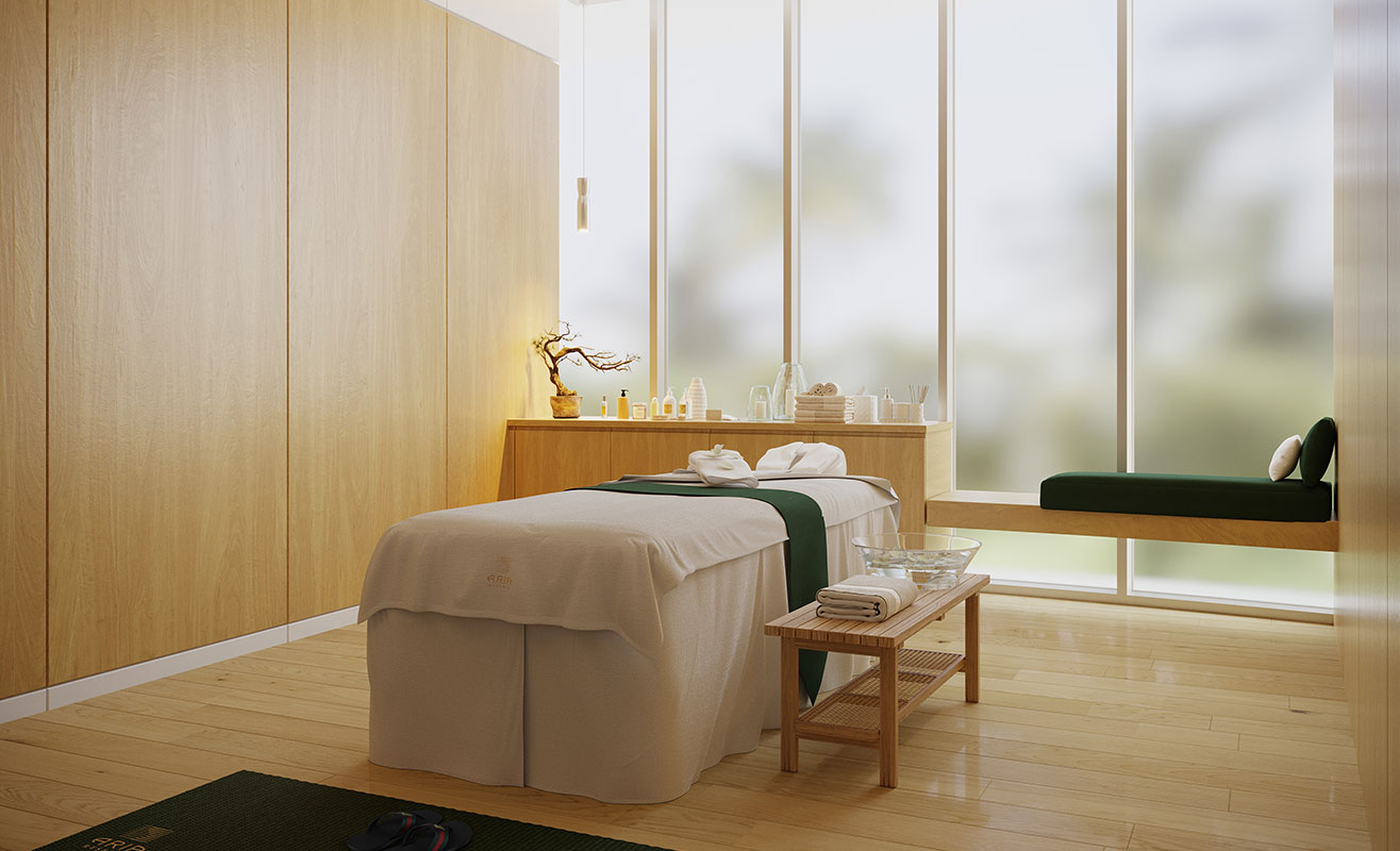 Aria Reserve Amenities Garden Level