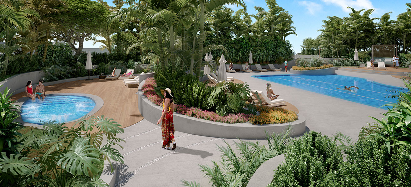 Aria Reserve Amenities Garden Level