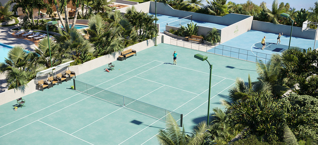 Aria Reserve Amenities Garden Level