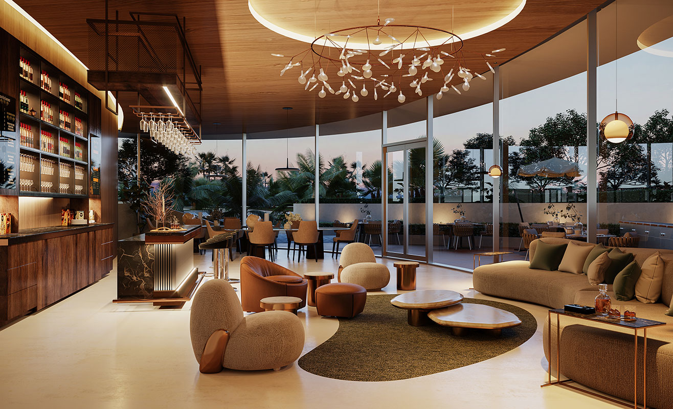 Aria Reserve Amenities Garden Level