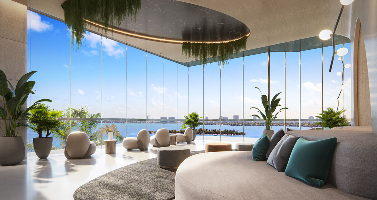 Aria Reserve Amenities Skylobby Level