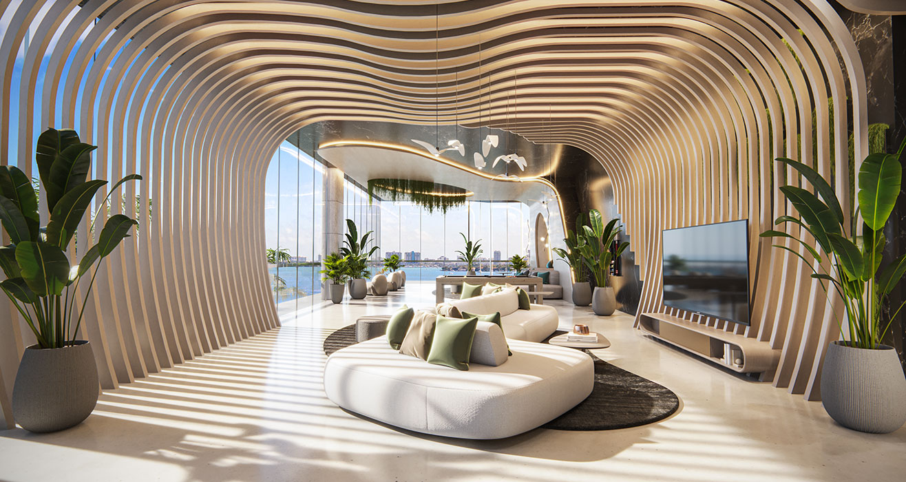 Aria Reserve Amenities Skylobby Level