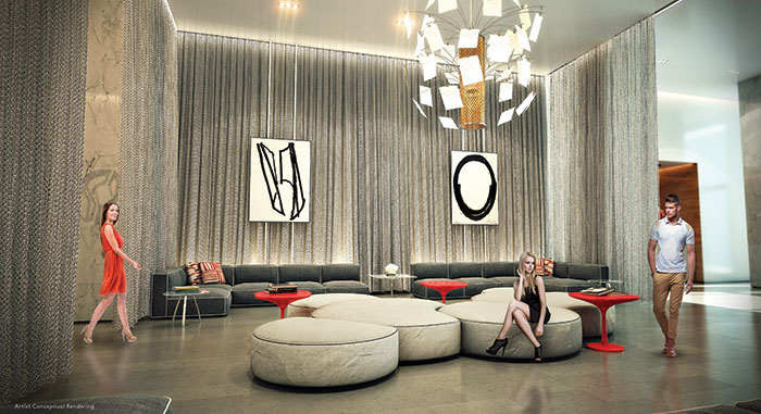 CANVAS Condo Residence Lobby