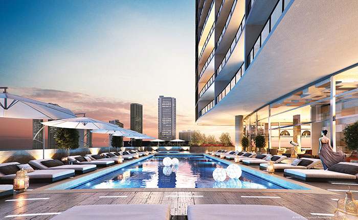 CANVAS Condo Residence Pool