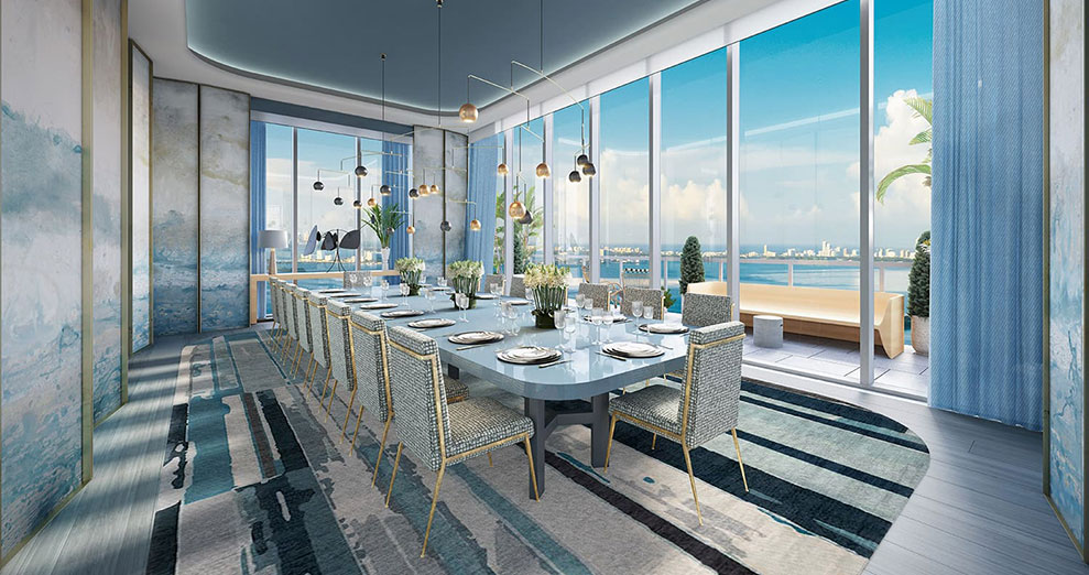 Elysee, New Luxury Boutique Tower in Edgewater Miami - Livingroom