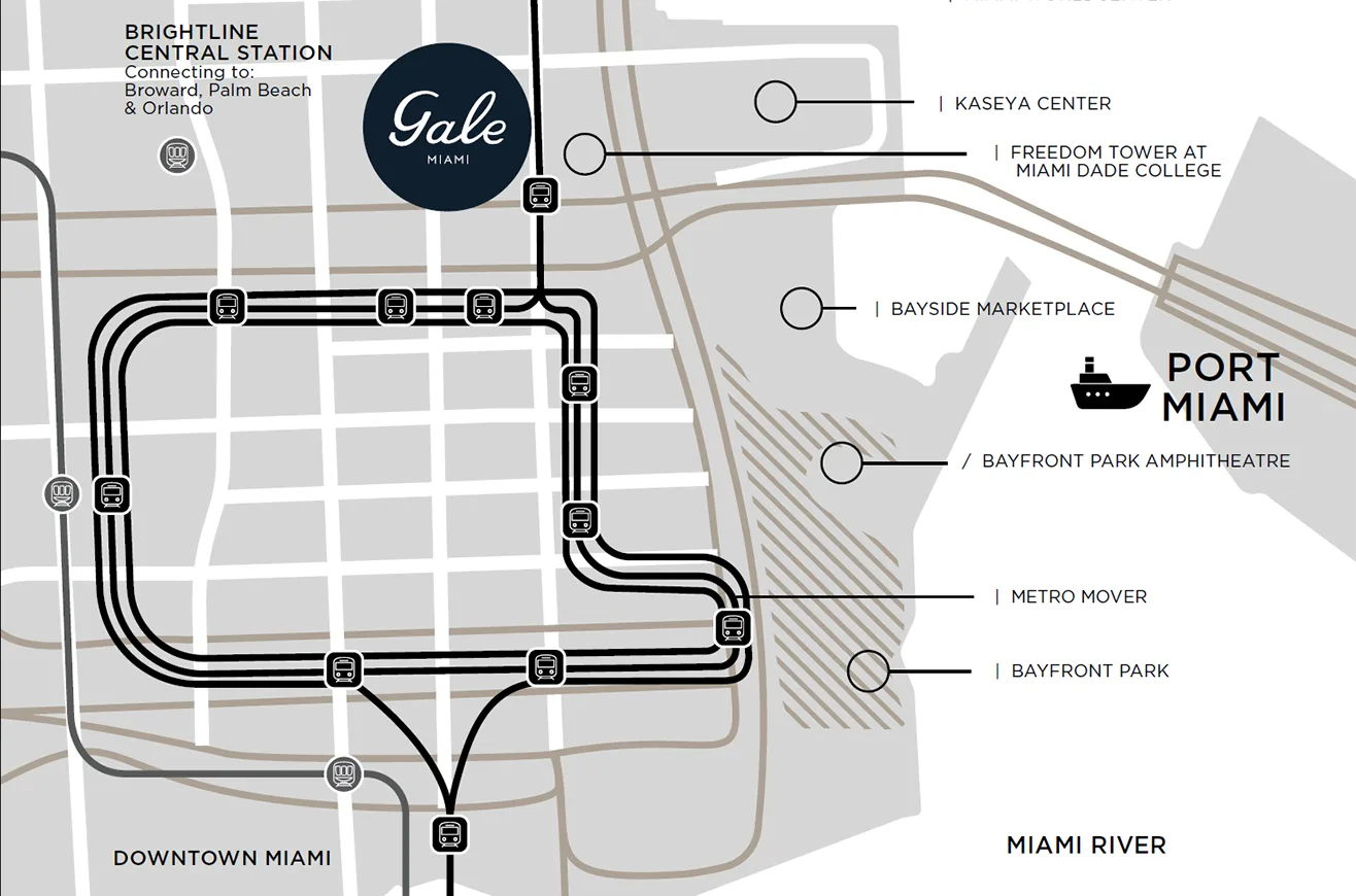 Gale Residences, Downtown Miami Location