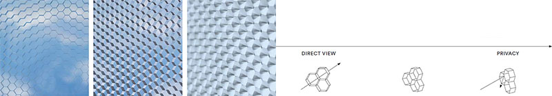 Monad Terrace Waterfront Residences in South Beach, Honeycomb Screens