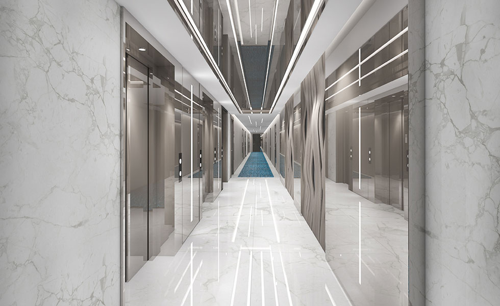 Oasis Hallandale Hallways