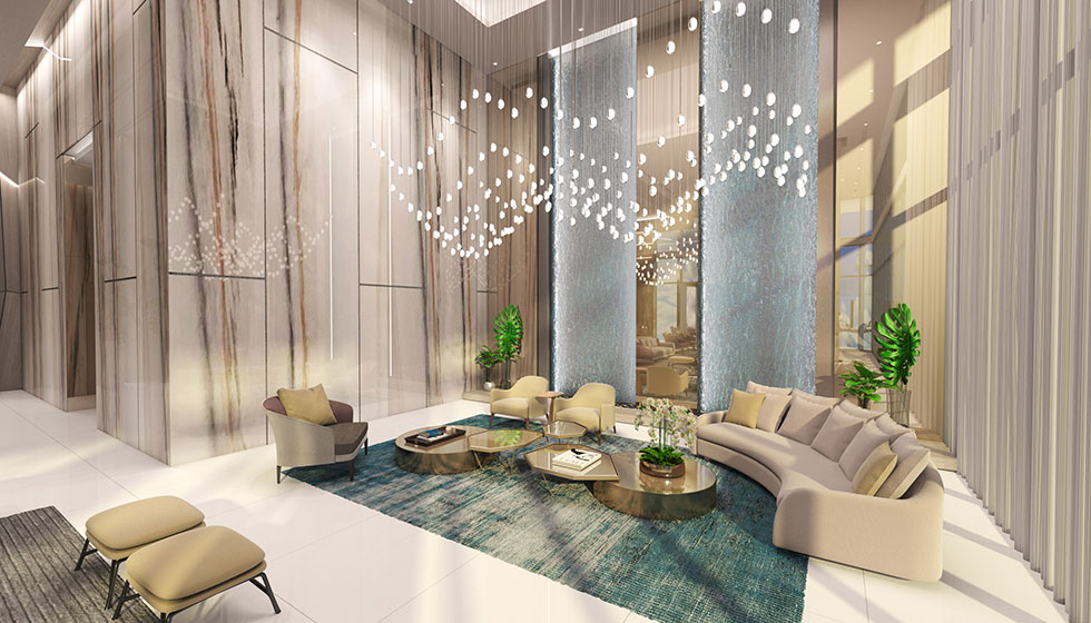 Oasis Hallandale Lobby