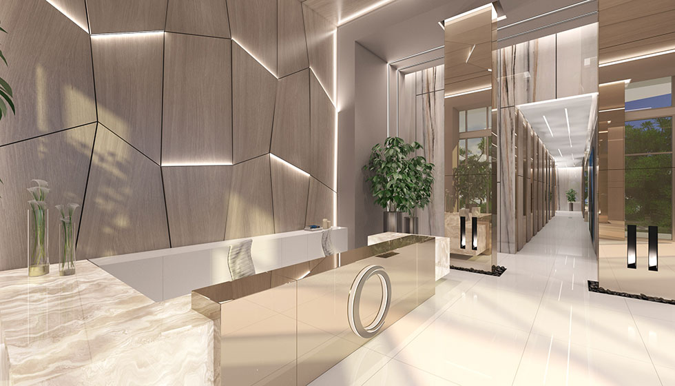 Oasis Hallandale Lobby