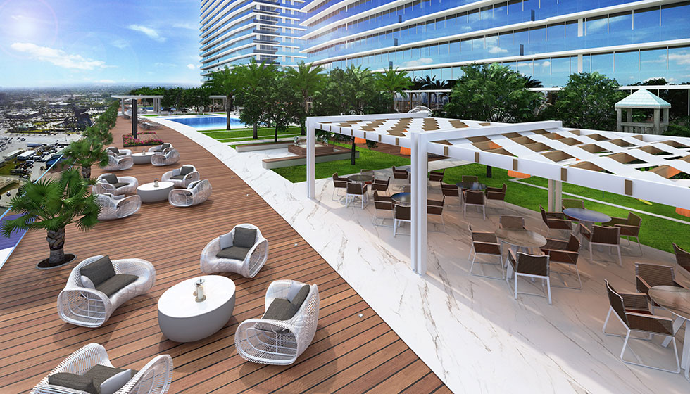 Oasis Hallandale Pool Deck