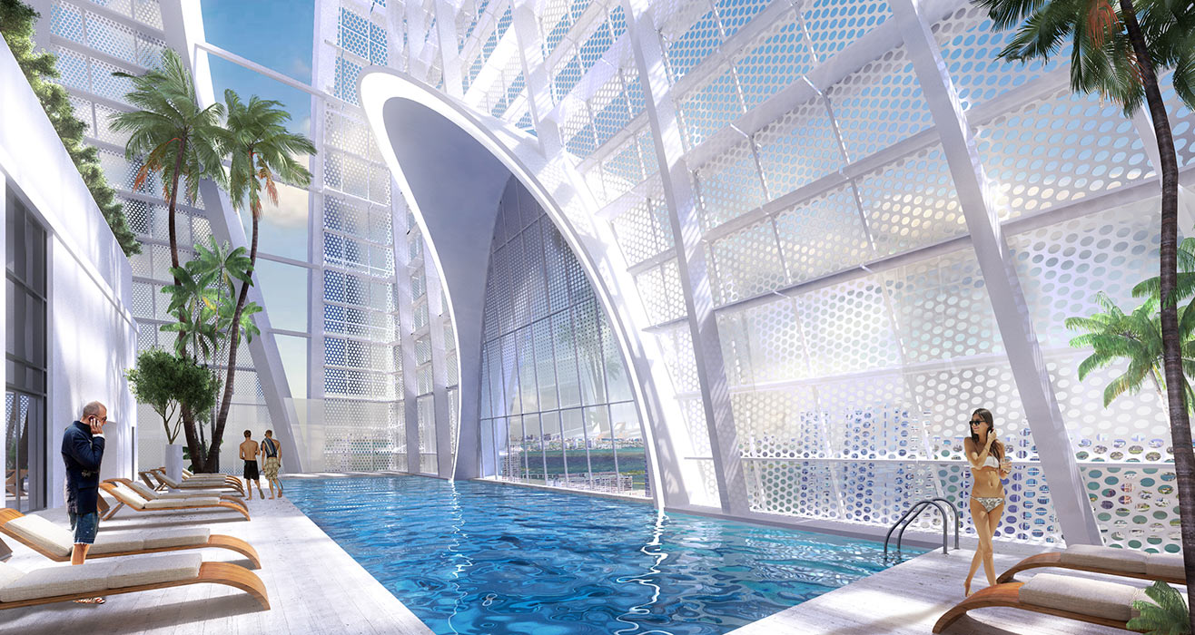 Okan Tower Rooftop Pool