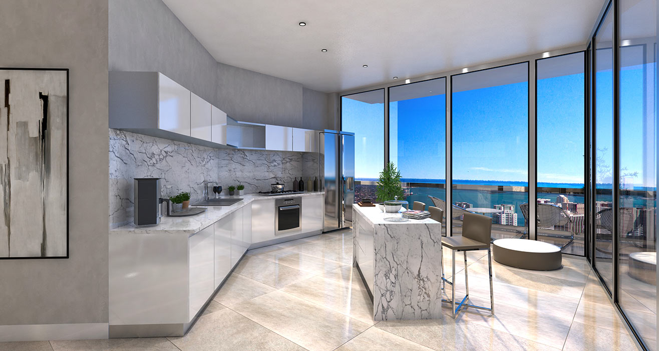 Okan Tower Sky Residence Kitchen