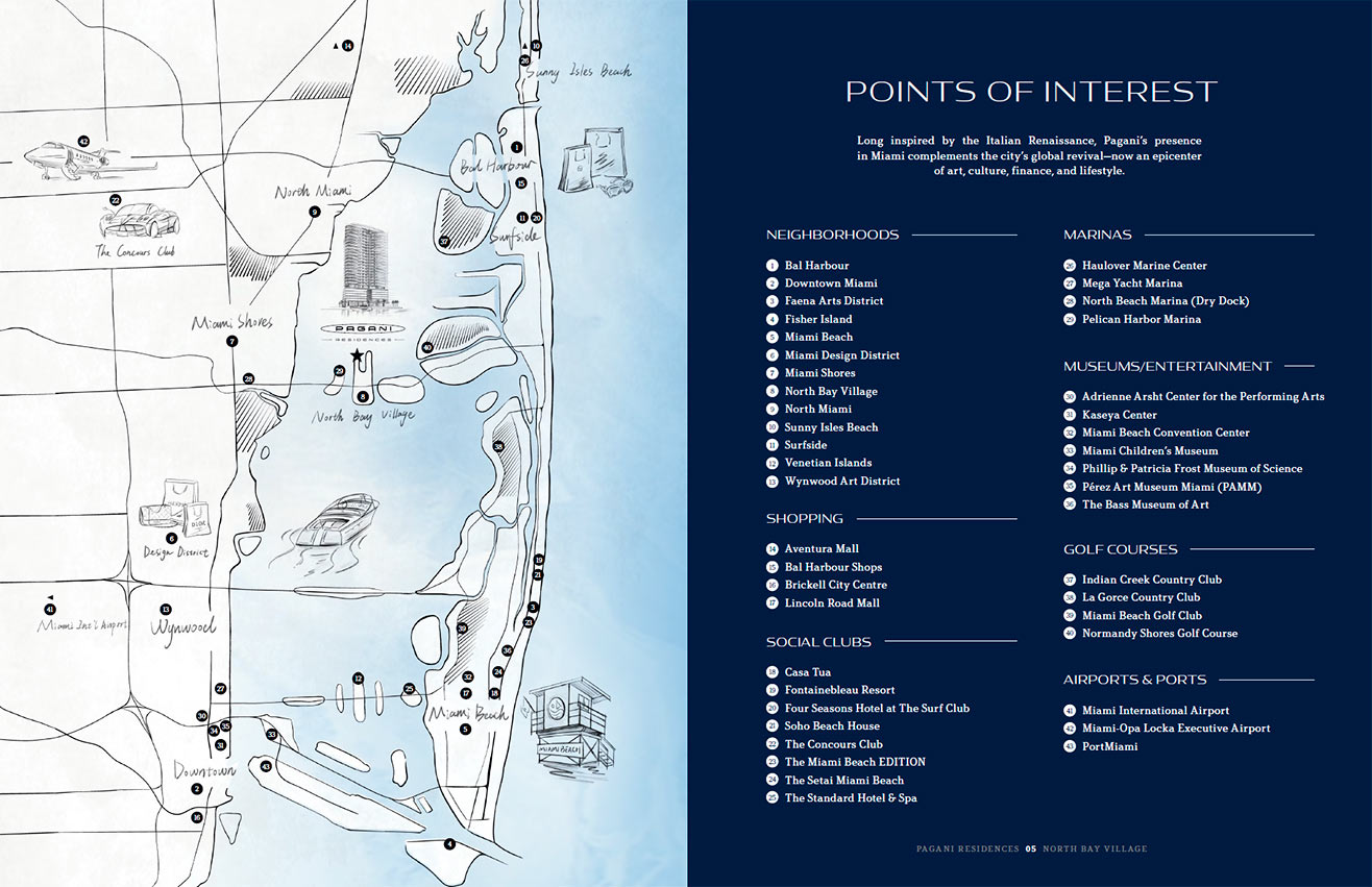 Pagani Residences, Miami, Location