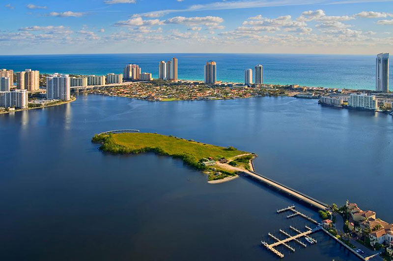 Prive, Private Island Residences in Aventura Map