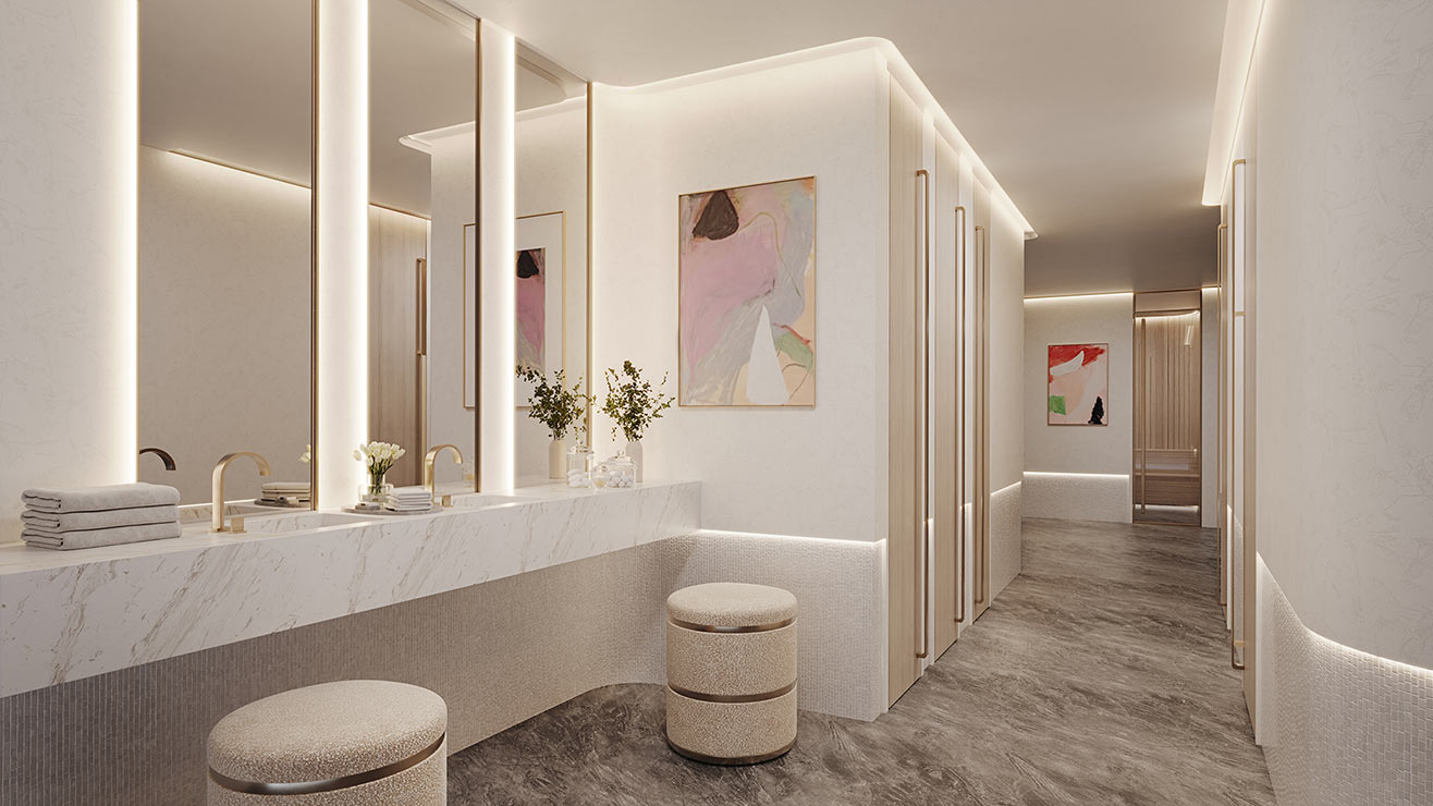 Rivage Bal Harbour - Spa Coridor