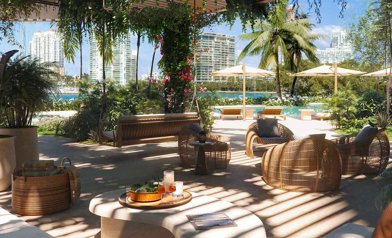 Poolside Covered Lounge