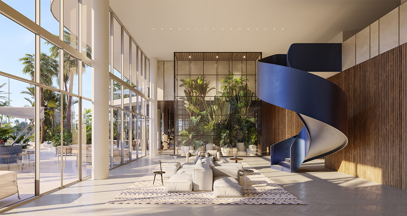 The Marina Tower Lobby 