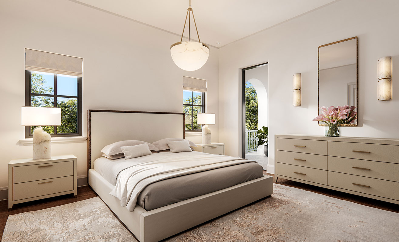 Townhome - Primary Bedroom