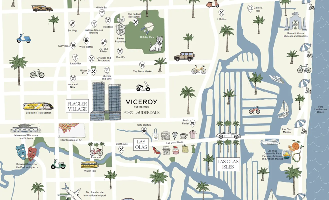 Viceroy Fort Lauderdale Location